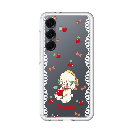スリムプロテクションプレミアムケース［ SWIMMER - チェリー - ラッフィー ］