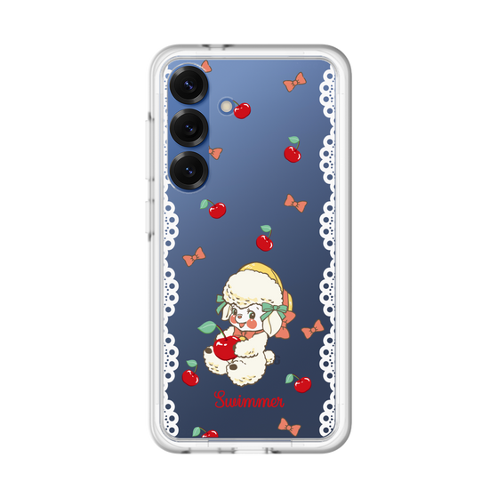 スリムプロテクションプレミアムケース［ SWIMMER - チェリー - ラッフィー ］