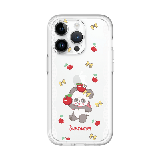スリムプロテクションプレミアムケース［ SWIMMER - チェリー - プーキー ］