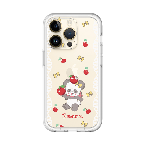 スリムプロテクションプレミアムケース［ SWIMMER - チェリー - プーキー ］