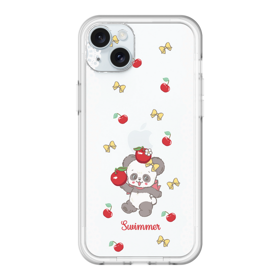 スリムプロテクションプレミアムケース［ SWIMMER - チェリー - プーキー ］