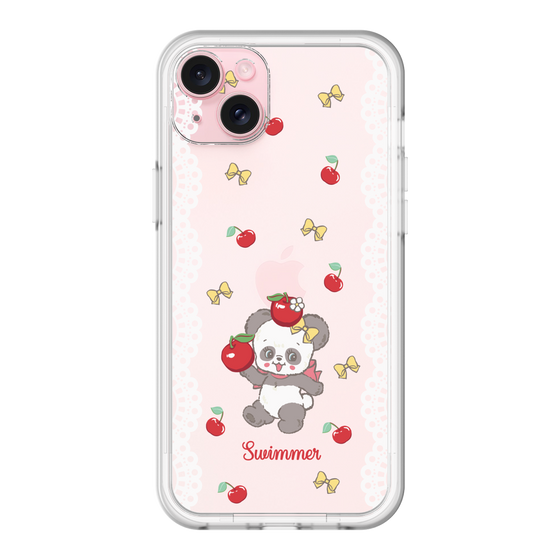 スリムプロテクションプレミアムケース［ SWIMMER - チェリー - プーキー ］