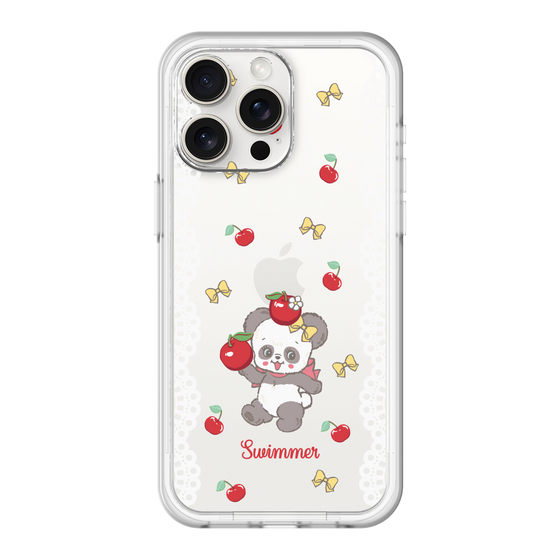 スリムプロテクションプレミアムケース［ SWIMMER - チェリー - プーキー ］