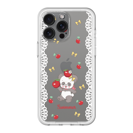 スリムプロテクションプレミアムケース［ SWIMMER - チェリー - プーキー ］