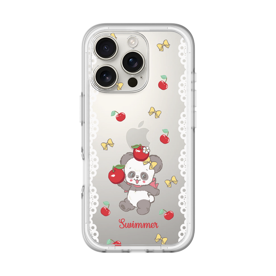 スリムプロテクションプレミアムケース［ SWIMMER - チェリー - プーキー ］