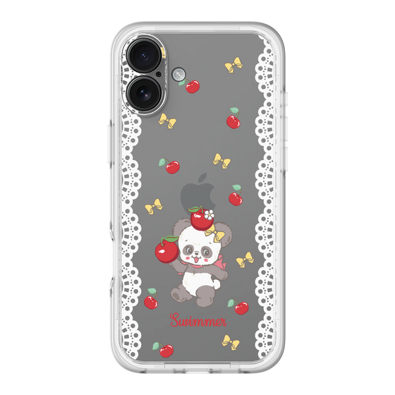 スリムプロテクションプレミアムケース［ SWIMMER - チェリー - プーキー ］