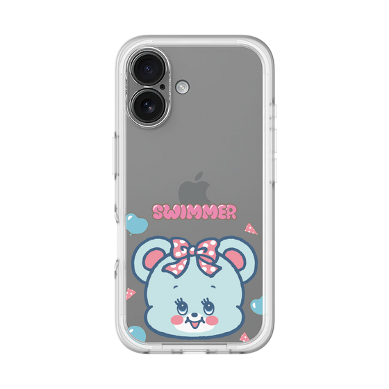 スリムプロテクションプレミアムケース［ SWIMMER - フェイス - ハグリー ］