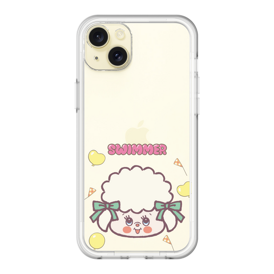 スリムプロテクションプレミアムケース［ SWIMMER - フェイス - ラッフィー ］