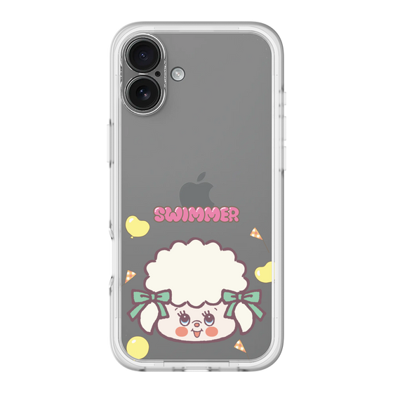 スリムプロテクションプレミアムケース［ SWIMMER - フェイス - ラッフィー ］