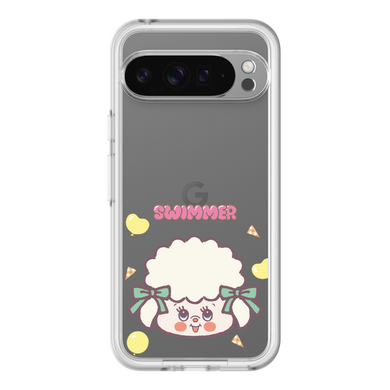 スリムプロテクションプレミアムケース［ SWIMMER - フェイス - ラッフィー ］