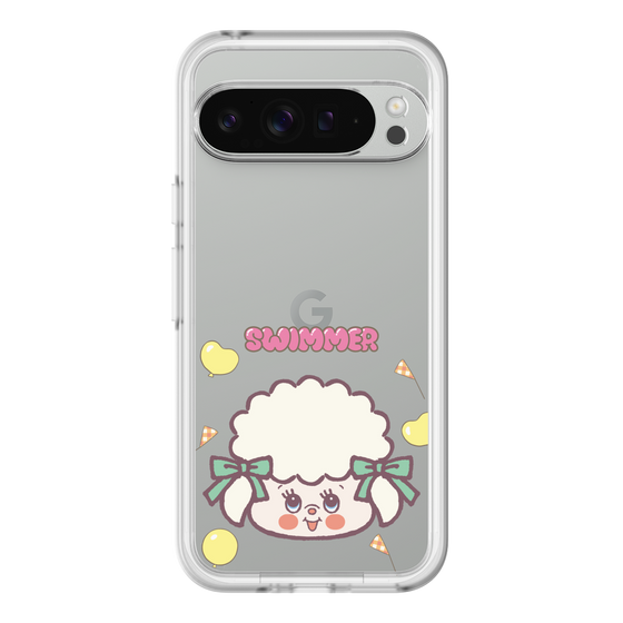 スリムプロテクションプレミアムケース［ SWIMMER - フェイス - ラッフィー ］