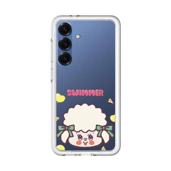 スリムプロテクションプレミアムケース［ SWIMMER - フェイス - ラッフィー ］