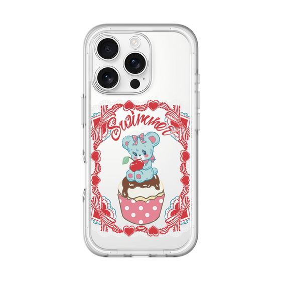 スリムプロテクションプレミアムケース［ SWIMMER - カップケーキ - ハグリー ］