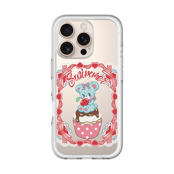 スリムプロテクションプレミアムケース［ SWIMMER - カップケーキ - ハグリー ］