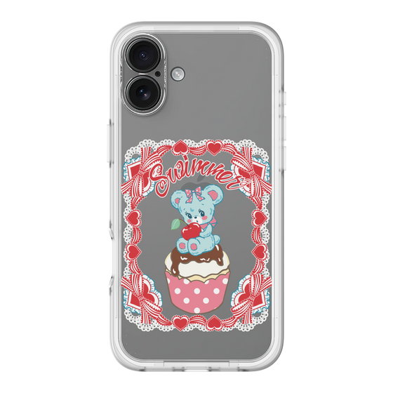 スリムプロテクションプレミアムケース［ SWIMMER - カップケーキ - ハグリー ］