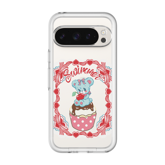 スリムプロテクションプレミアムケース［ SWIMMER - カップケーキ - ハグリー ］