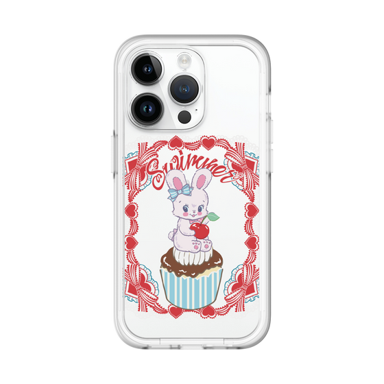 スリムプロテクションプレミアムケース［ SWIMMER - カップケーキ - リバニー ］