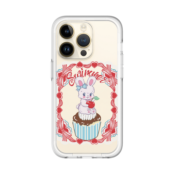 スリムプロテクションプレミアムケース［ SWIMMER - カップケーキ - リバニー ］