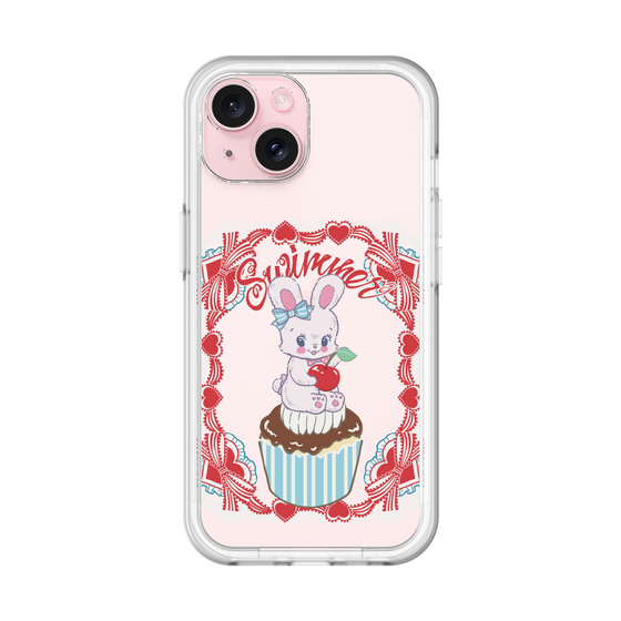 スリムプロテクションプレミアムケース［ SWIMMER - カップケーキ - リバニー ］