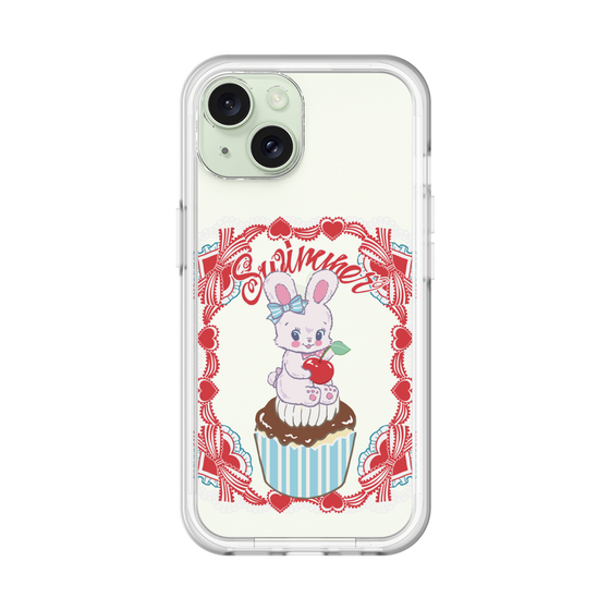 スリムプロテクションプレミアムケース［ SWIMMER - カップケーキ - リバニー ］