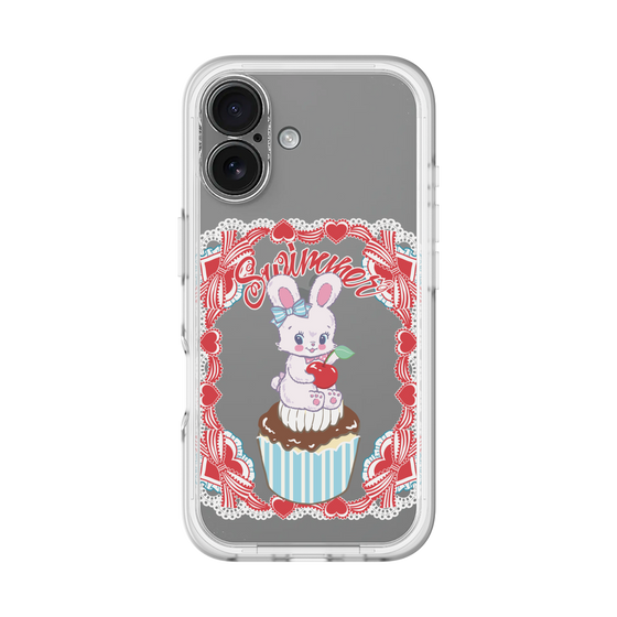 スリムプロテクションプレミアムケース［ SWIMMER - カップケーキ - リバニー ］