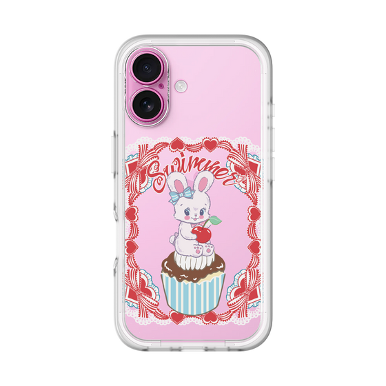 スリムプロテクションプレミアムケース［ SWIMMER - カップケーキ - リバニー ］