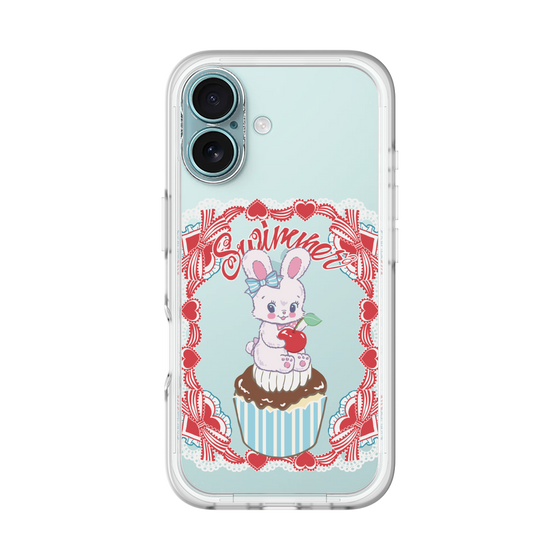 スリムプロテクションプレミアムケース［ SWIMMER - カップケーキ - リバニー ］