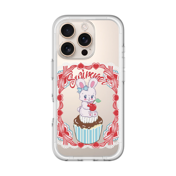 スリムプロテクションプレミアムケース［ SWIMMER - カップケーキ - リバニー ］