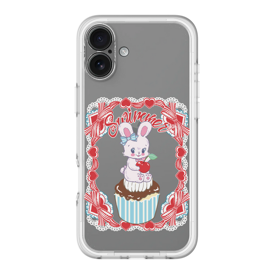 スリムプロテクションプレミアムケース［ SWIMMER - カップケーキ - リバニー ］