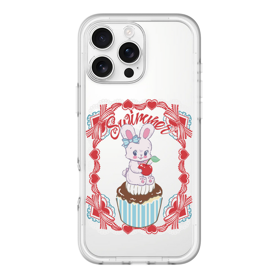 スリムプロテクションプレミアムケース［ SWIMMER - カップケーキ - リバニー ］