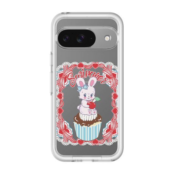 スリムプロテクションプレミアムケース［ SWIMMER - カップケーキ - リバニー ］