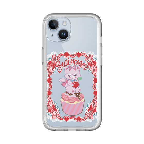 スリムプロテクションプレミアムケース［ SWIMMER - カップケーキ - キャミー ］