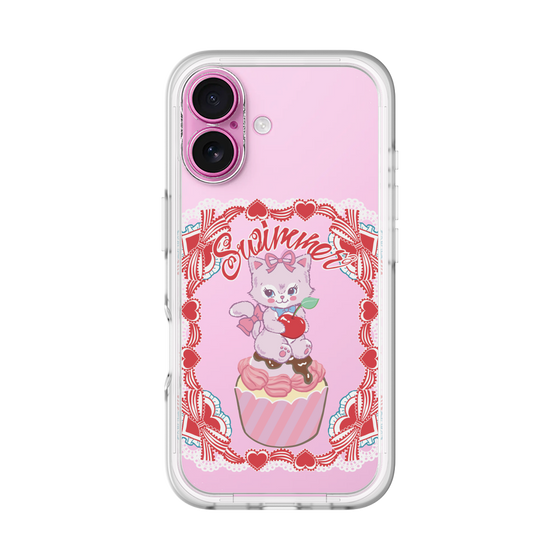 スリムプロテクションプレミアムケース［ SWIMMER - カップケーキ - キャミー ］