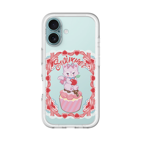 スリムプロテクションプレミアムケース［ SWIMMER - カップケーキ - キャミー ］