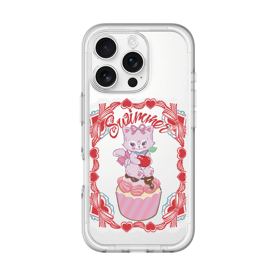 スリムプロテクションプレミアムケース［ SWIMMER - カップケーキ - キャミー ］