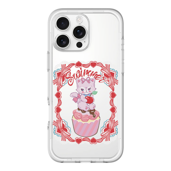 スリムプロテクションプレミアムケース［ SWIMMER - カップケーキ - キャミー ］