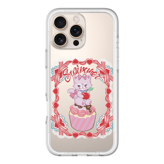 スリムプロテクションプレミアムケース［ SWIMMER - カップケーキ - キャミー ］