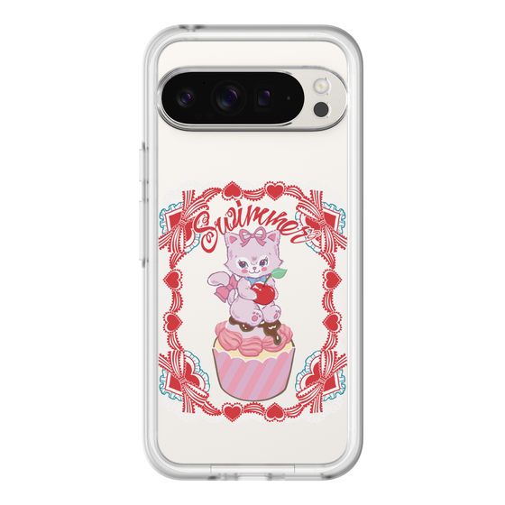 スリムプロテクションプレミアムケース［ SWIMMER - カップケーキ - キャミー ］