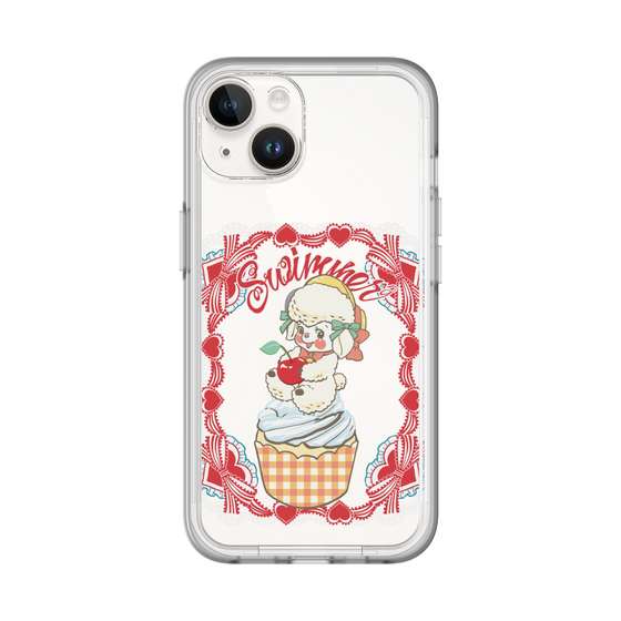 スリムプロテクションプレミアムケース［ SWIMMER - カップケーキ - ラッフィー ］