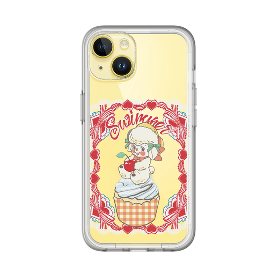 スリムプロテクションプレミアムケース［ SWIMMER - カップケーキ - ラッフィー ］