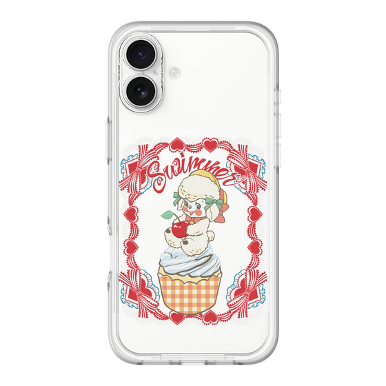 スリムプロテクションプレミアムケース［ SWIMMER - カップケーキ - ラッフィー ］