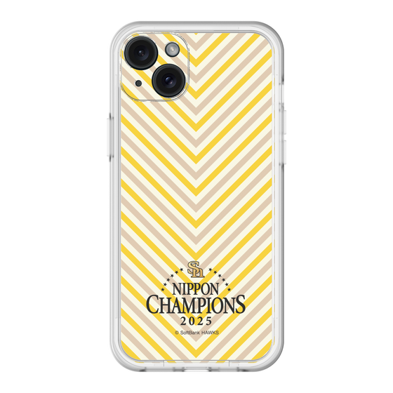 スリムプロテクションプレミアムケース［ 福岡ソフトバンクホークス - NIPPON CHAMPIONS 2025 ロゴ - パターン ］