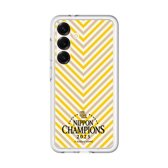スリムプロテクションプレミアムケース［ 福岡ソフトバンクホークス - NIPPON CHAMPIONS 2025 ロゴ - パターン ］