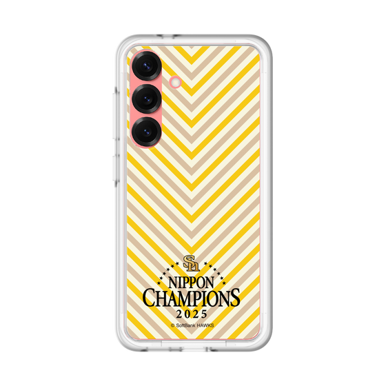 スリムプロテクションプレミアムケース［ 福岡ソフトバンクホークス - NIPPON CHAMPIONS 2025 ロゴ - パターン ］