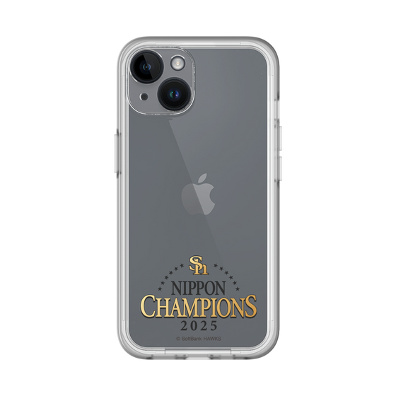 スリムプロテクションプレミアムケース［ 福岡ソフトバンクホークス - NIPPON CHAMPIONS 2025 ロゴ - クリア ］