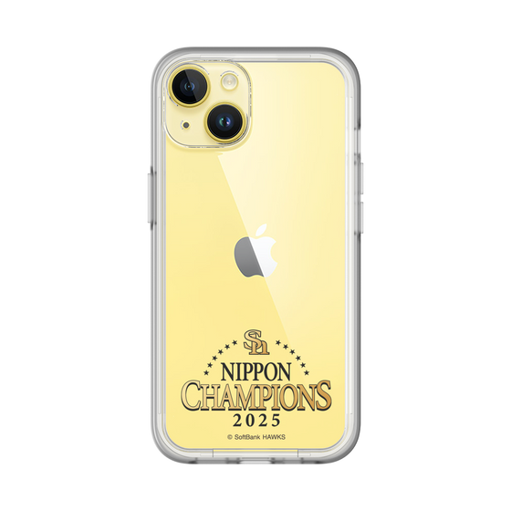 スリムプロテクションプレミアムケース［ 福岡ソフトバンクホークス - NIPPON CHAMPIONS 2025 ロゴ - クリア ］