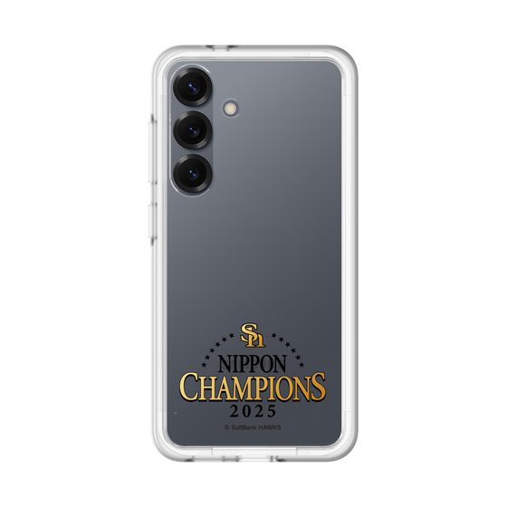 スリムプロテクションプレミアムケース［ 福岡ソフトバンクホークス - NIPPON CHAMPIONS 2025 ロゴ - クリア ］