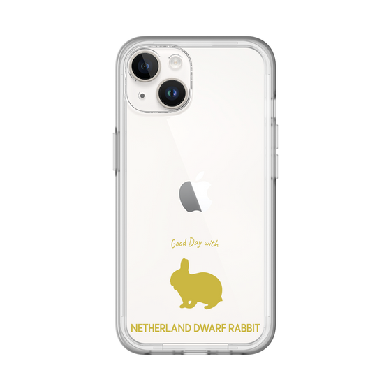 スリムプロテクションプレミアムケース［ &UCHINOCO - うさぎ - ネザーランドドワーフ ］