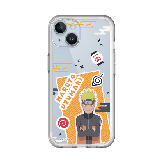 スリムプロテクションプレミアムケース［ NARUTO -ナルト- 疾風伝 - ステッカー - うずまきナルト ］