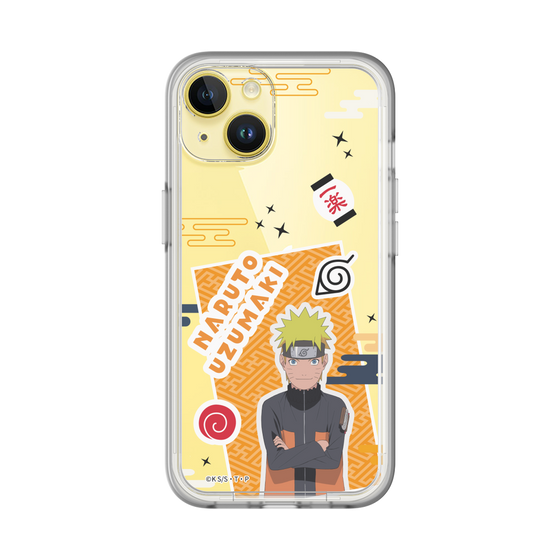 スリムプロテクションプレミアムケース［ NARUTO -ナルト- 疾風伝 - ステッカー - うずまきナルト ］
